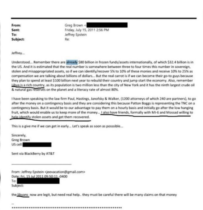 Clinton – Rothschild - Epstein: i clan del potere parassitario 5 Clinton Epstein mail