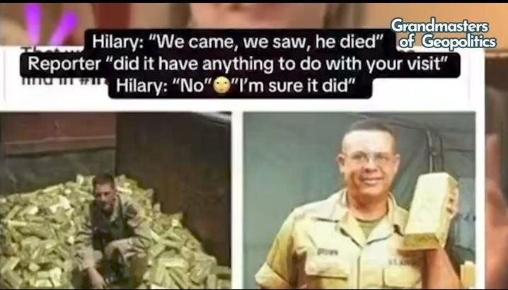 Clinton – Rothschild - Epstein: i clan del potere parassitario 6 Clinton Gheddafi