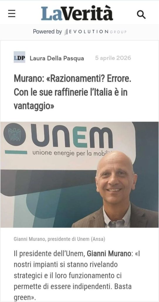 Il realismo di Gianni Murano: perché l'Italia "resiste" mentre l'Europa rischia il buio 1 Gianni Murano
